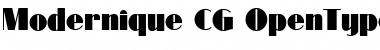 Modernique CG Font