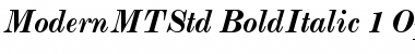 Monotype Modern Std Bold Italic