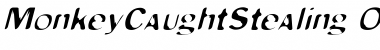 MonkeyCaughtStealing Oblique Font