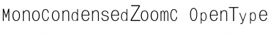MonoCondensedZoomC Regular Font