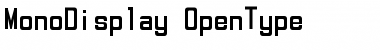 MonoDisplay Font