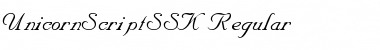 UnicornScriptSSK Regular Font