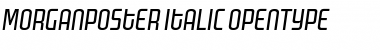 MorganPoster Italic Font