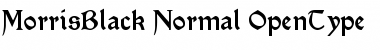MorrisBlack Font