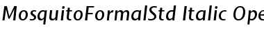 Mosquito Formal Std Font