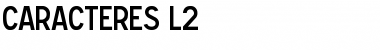 Caracteres L2 Font