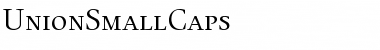 Download UnionSmallCaps Font