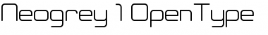 Neogrey Font