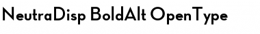 Neutra Display Alt Bold Font