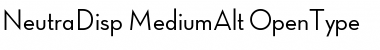 Neutra Display Thin Alt Font