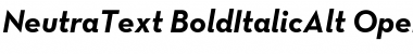 Neutra Text Alt Bold Italic