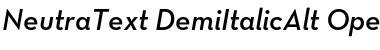 Neutra Text Light Alt Demi Italic