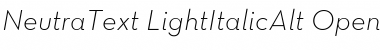 Neutra Text Light Alt Italic