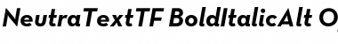 Neutra Text TF Alt Bold Italic