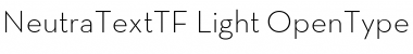 Neutra Text TF Light Font