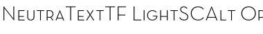 Neutra Text TF Light SC Alt Font