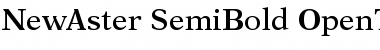 New Aster Semi-Bold Font