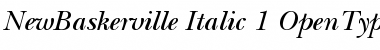 ITC New Baskerville Italic Font