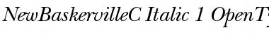NewBaskervilleC Italic Font