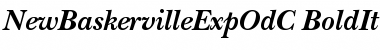 NewBaskervilleExpOdC Bold Italic Font