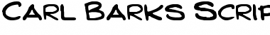 Carl Barks Script Font