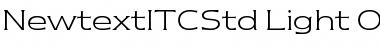 Newtext ITC Std Light Font