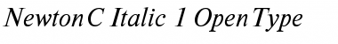 NewtonC Italic