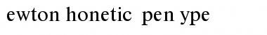 NewtonPhonetic Font
