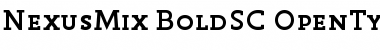 NexusMix-BoldSC Font