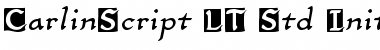 CarlinScript LT Std Initials Font