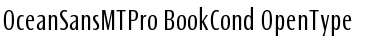 Ocean Sans MT Pro Book Cond Font