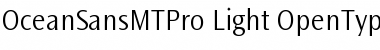 Download Ocean Sans MT Pro Font