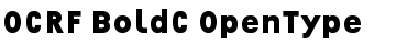 OCRF-BoldC Font