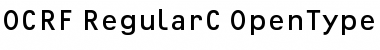 OCRF-RegularC Font
