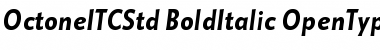 Octone ITC Std Bold Italic