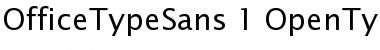 OfficeTypeSans Font