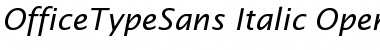 OfficeTypeSans Italic