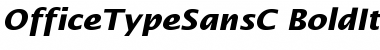 OfficeTypeSansC Bold Italic