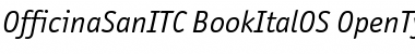 Officina Sans ITC Book Italic OS