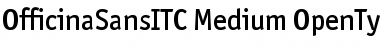 OfficinaSansITC Medium Font