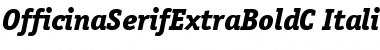 OfficinaSerifExtraBoldC Italic