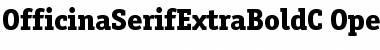 OfficinaSerifExtraBoldC Regular Font
