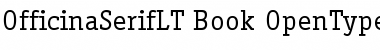 ITC Officina Serif LT Book Font