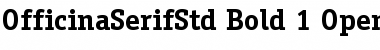 ITC Officina Serif Std Bold