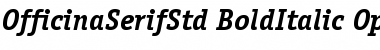 ITC Officina Serif Std Bold Italic