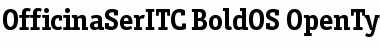Officina Serif ITC Bold OS Font