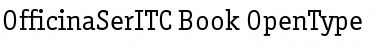 Officina Serif ITC Book