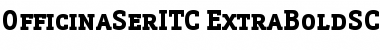 OfficinaSerITC ExtraBoldSC Font