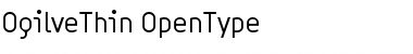 OgilveThin Font