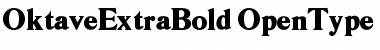 OktaveExtraBold Font